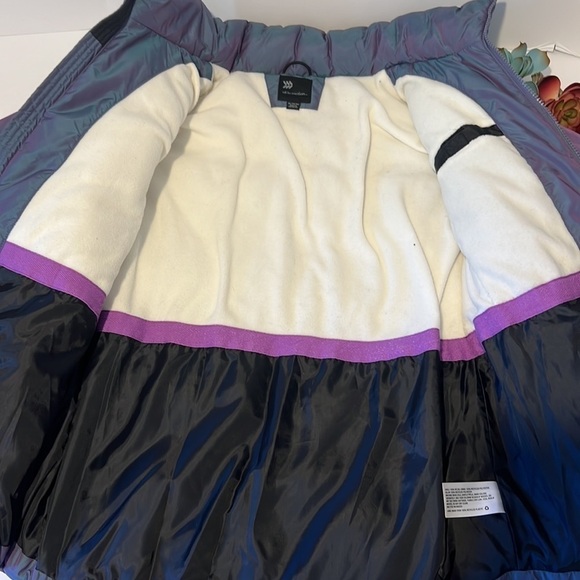 All In Motion Girls Purple Metallic Winter Snow Jacket Size XL 14/16 - Picture 13 of 16
